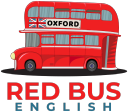 Red Bus English logo