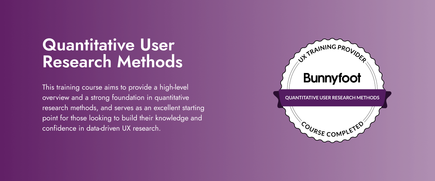 Quantitative User Research Methods