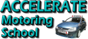 Accelerate Motoring School logo