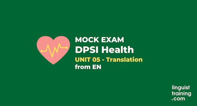 DPSI Health Mock Exam (Unit 5)