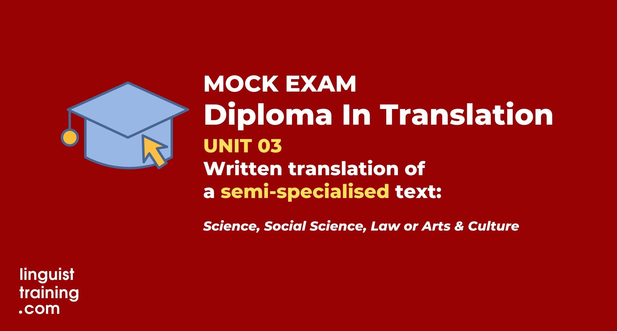 DipTrans Mock Exam (Unit 03)