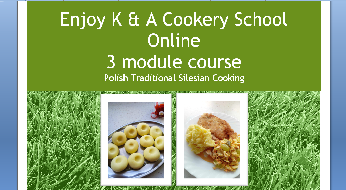 3 Module Course - Polish - Old Silesian Cooking - CPD Certificate