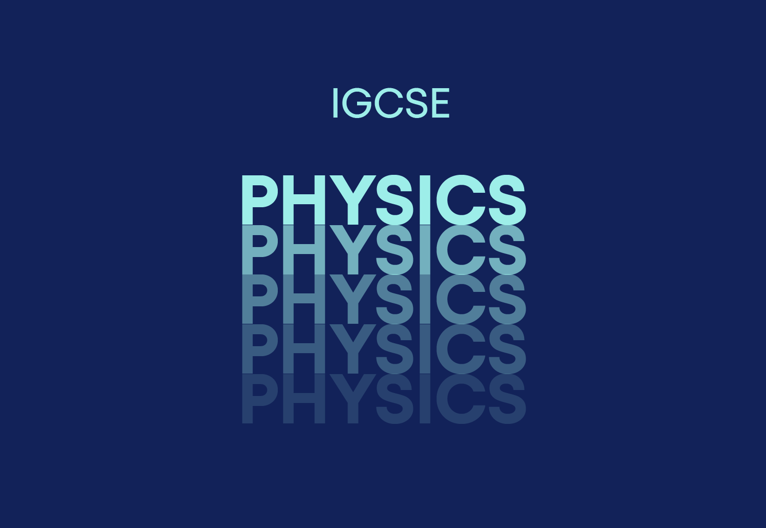 IGCSE Physics