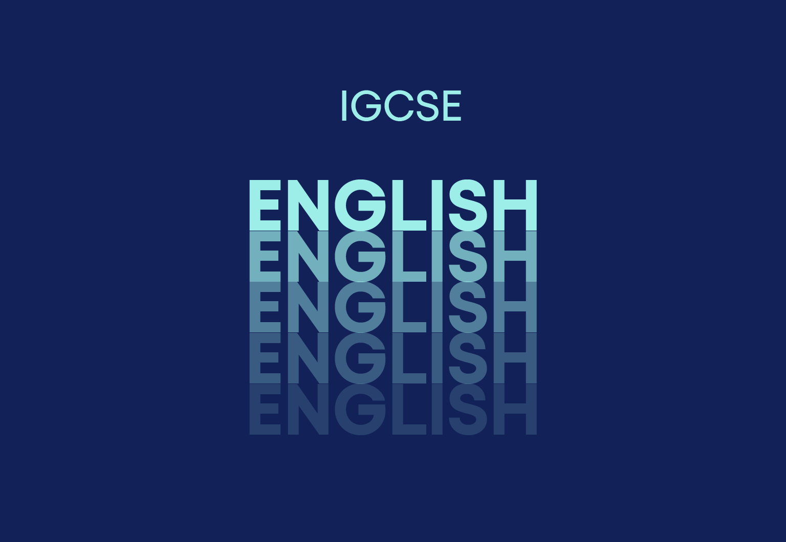 IGCSE English