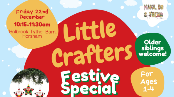 Little Crafters- Christmas (Ages 18m -4 years)