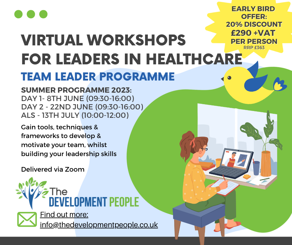 Healthcare Team Leader Programme - 2.5 Days 