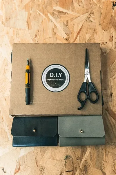 DIY Leather Purse Kit to make at home