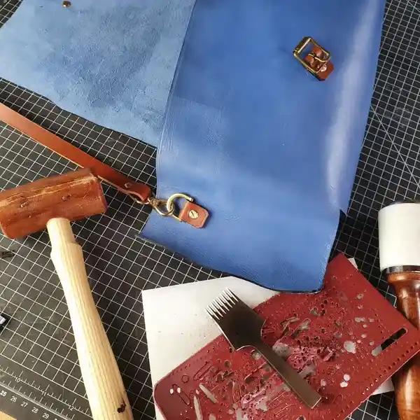 'Bag in a Day' Practical Hand Stitching Leather Course - The Satchel