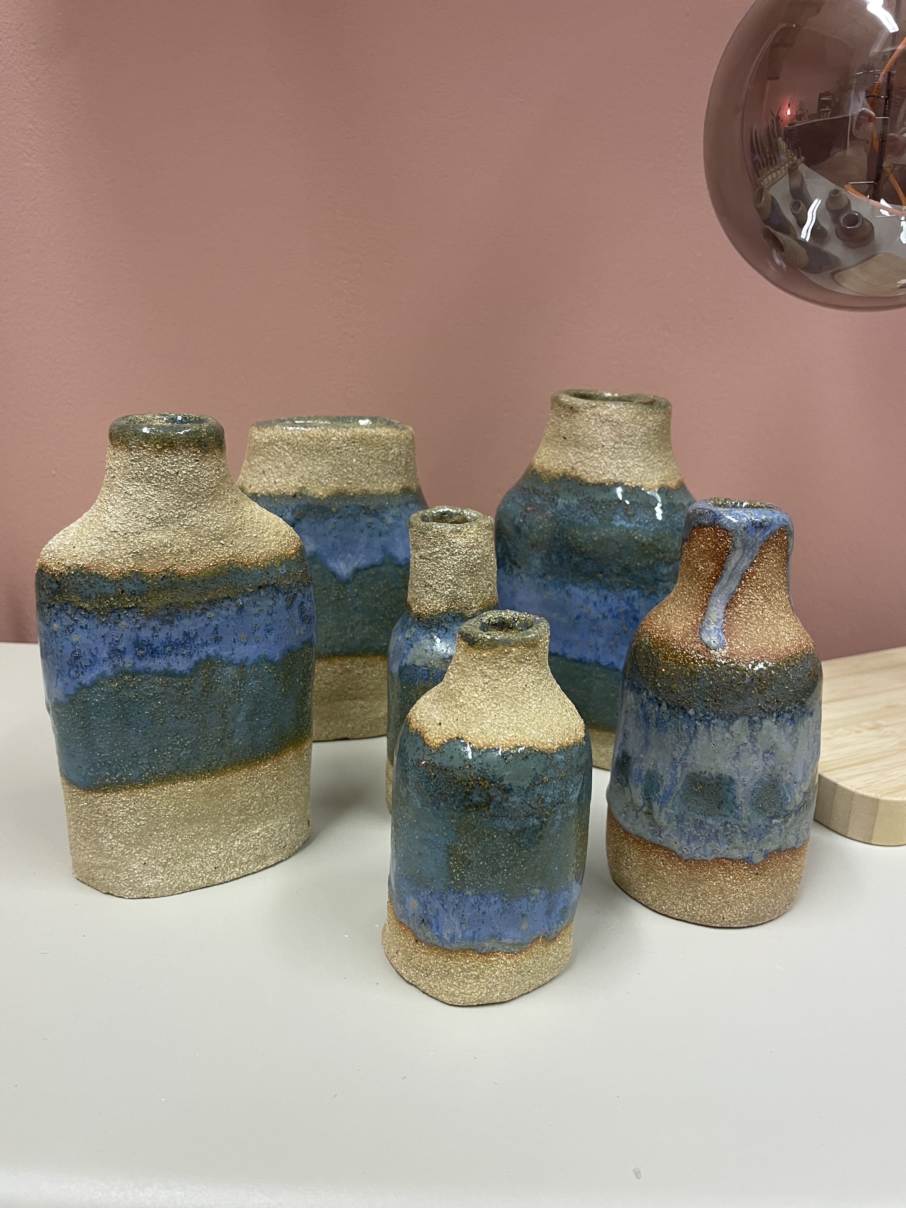 Rustic Coiled bottle vases workshop - 
suitable for beginners 