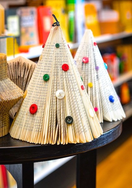 Christmas Tree Book Art Workshop 