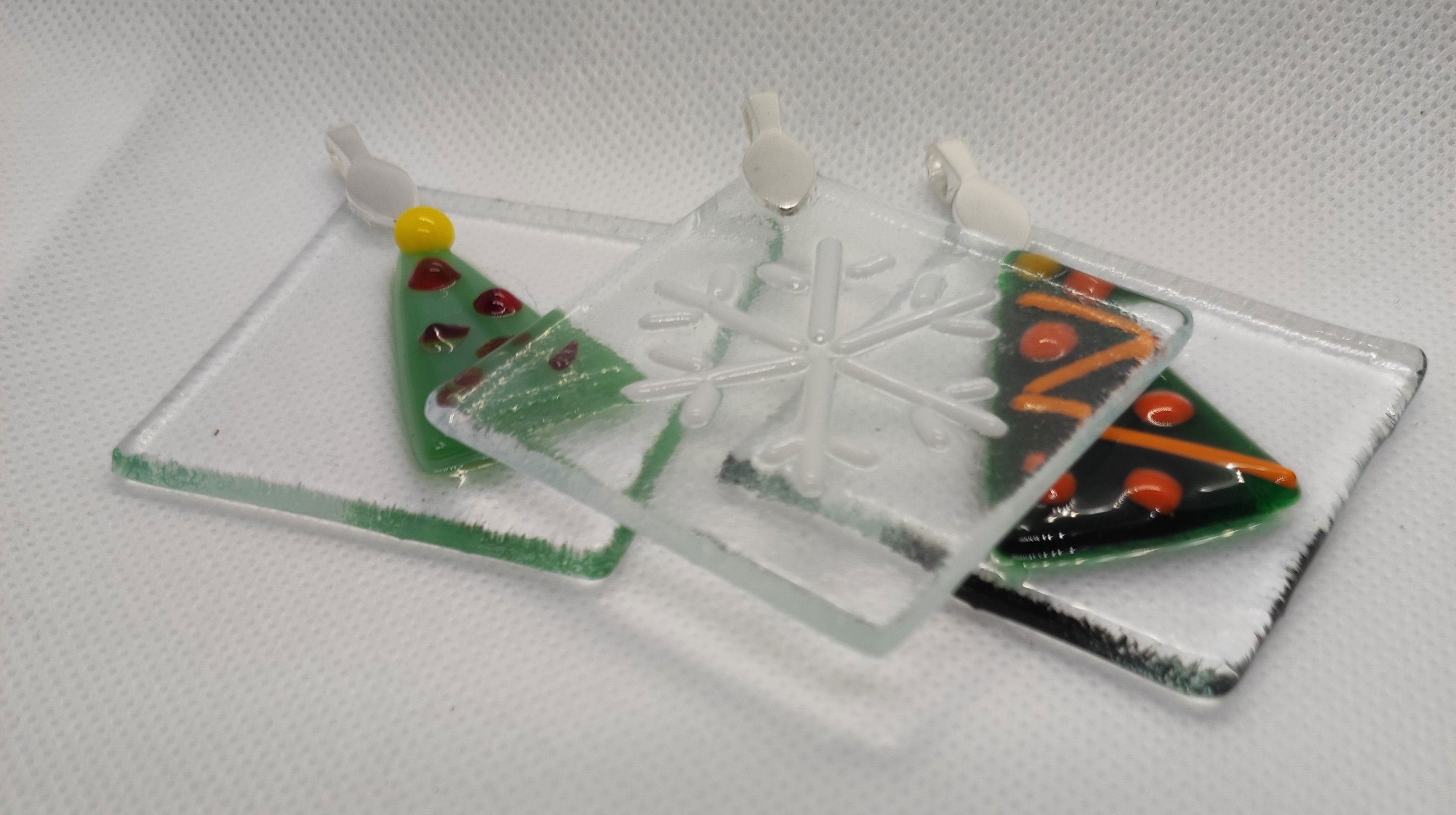  Beginners Glass fusing - Christmas decorations 