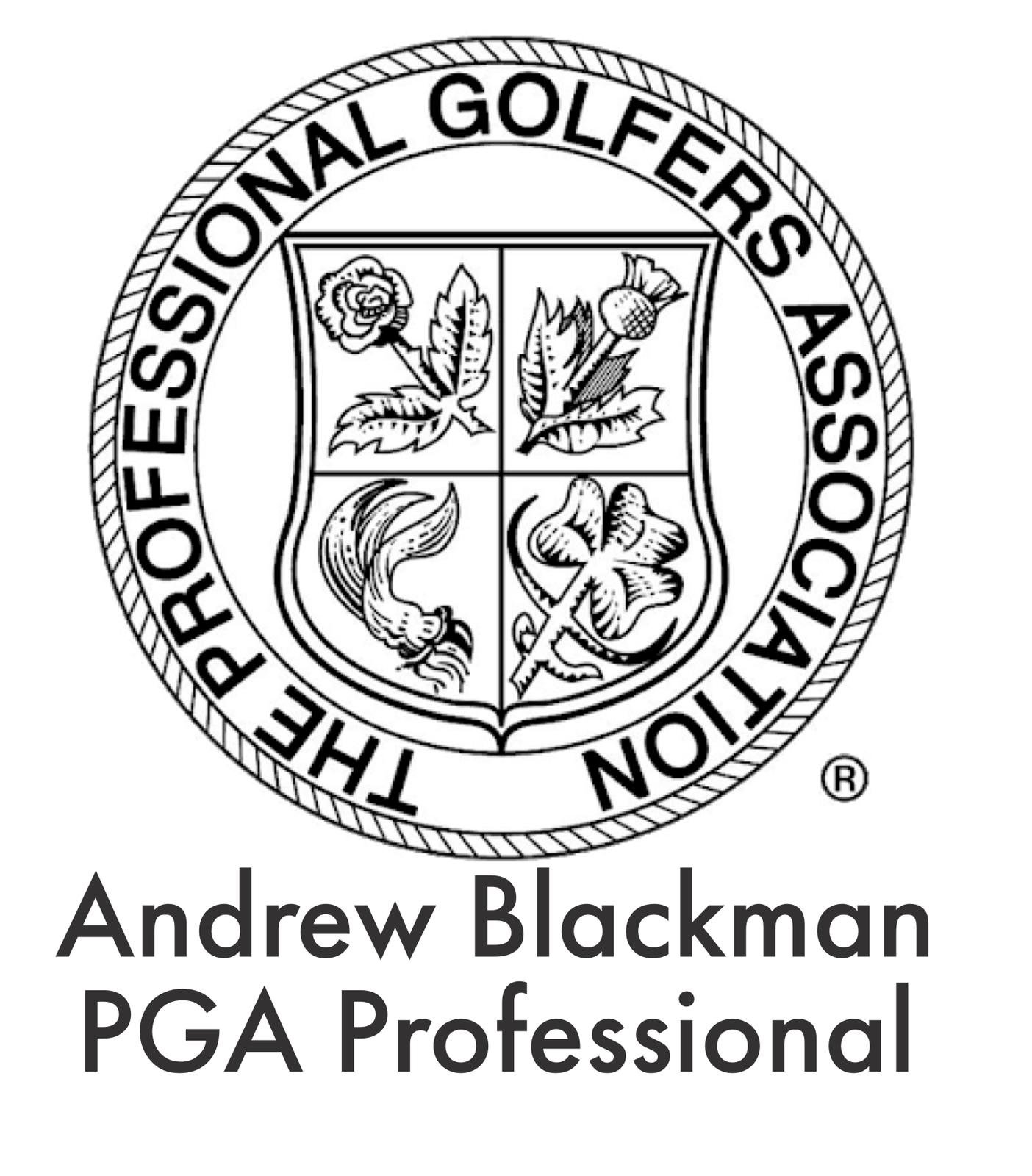 Andrew Blackman Golf, PGA Qualified Golf Professional At Pyrford Lakes, Pyrford, Woking, Surrey logo