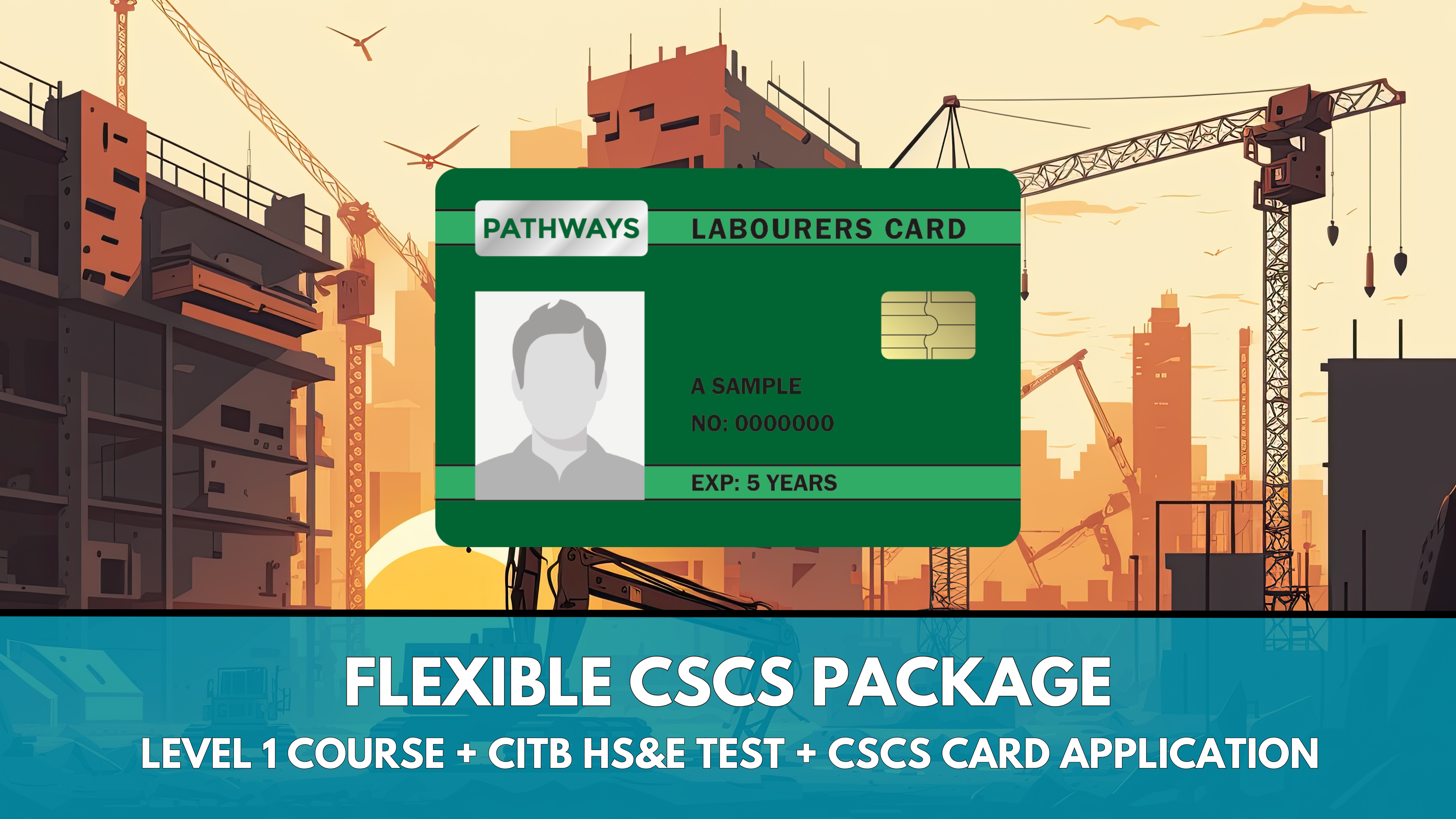 Flexible CSCS Card Package