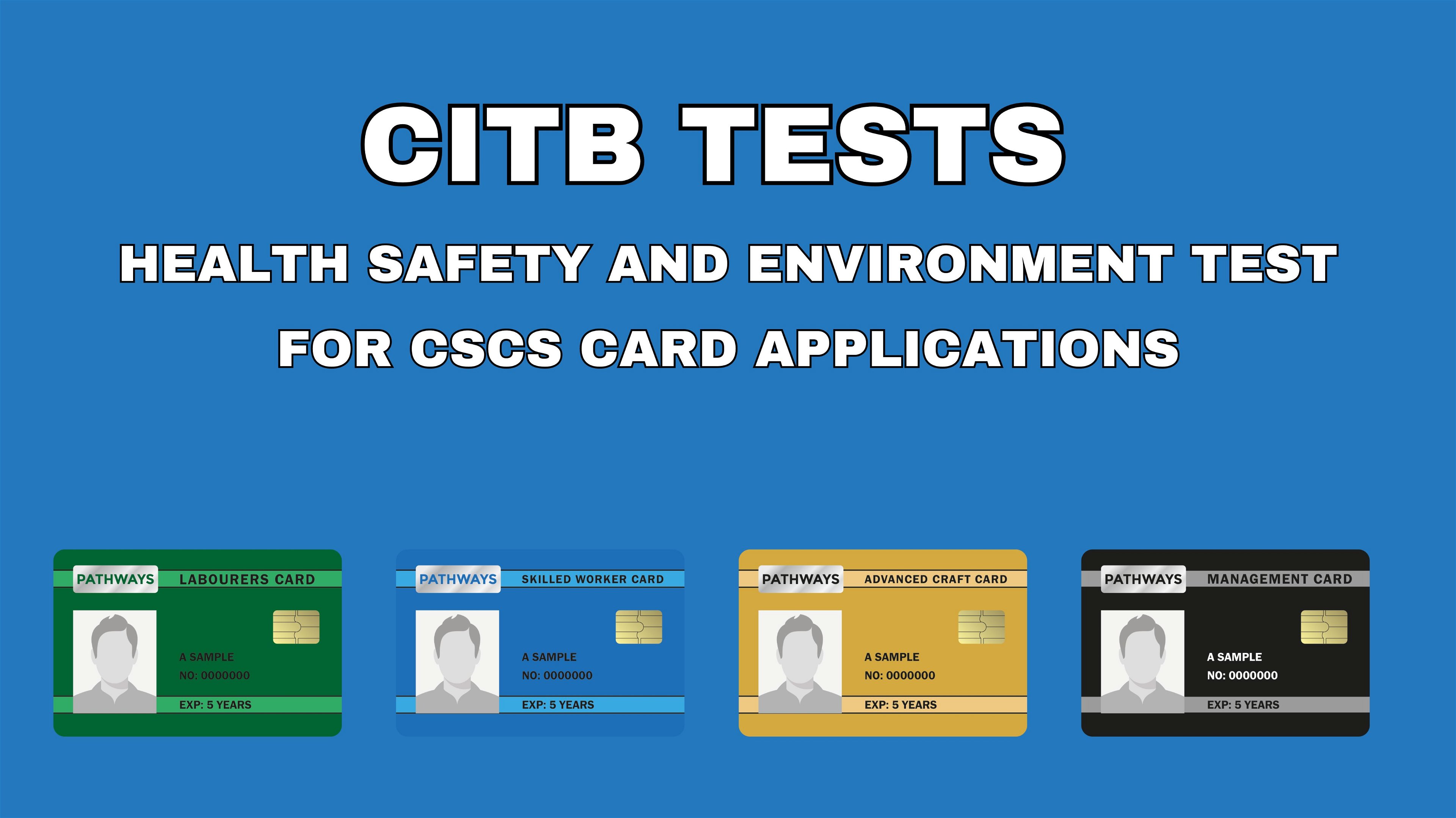 CITB HS&E Test for CSCS Card