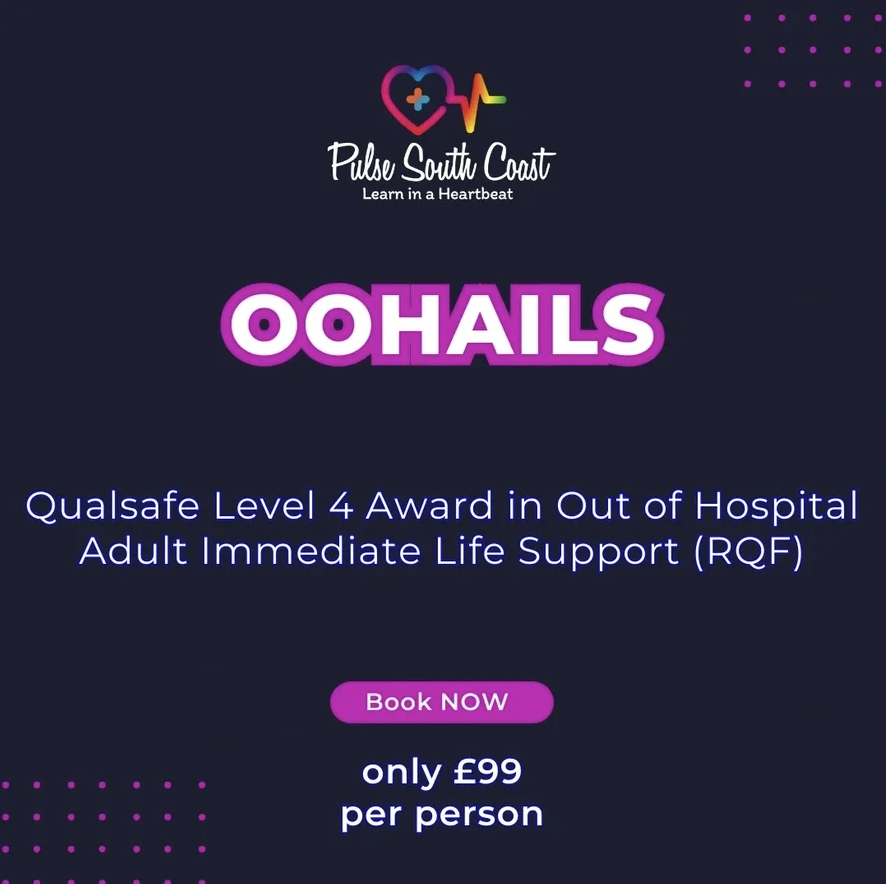 Qualsafe Level 4 Award in Out of Hospital Adult Immediate Life Support (ILS)