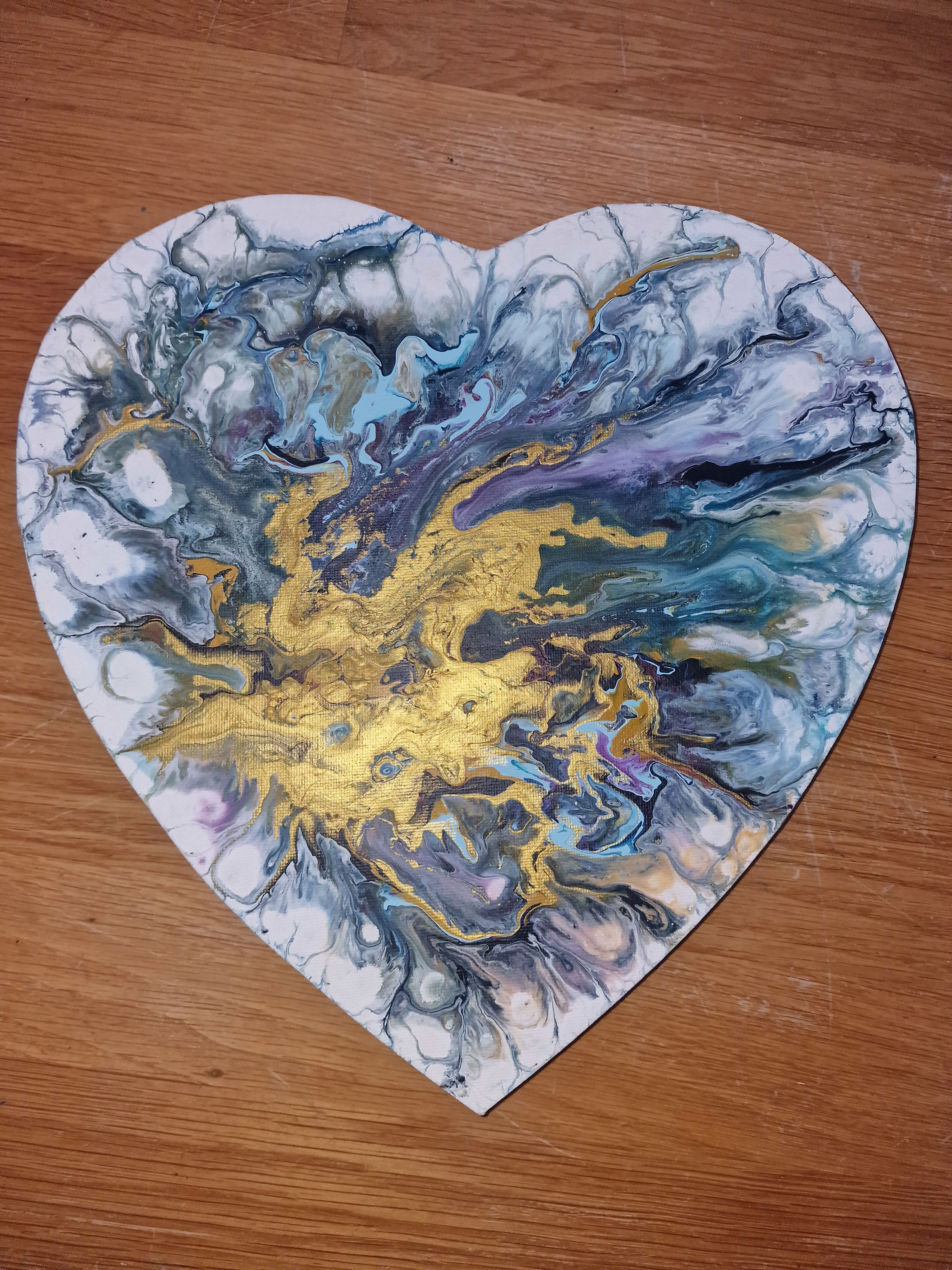 Fluid Art Hearts Workshop