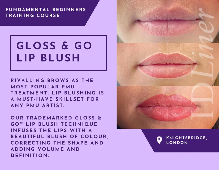 GLOSS & GO™ Lip Blush Training | Fundamental Beginners PMU Training - 1-2-1 Private Training