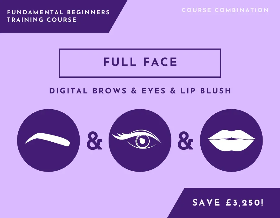 Permanent Makeup Course Combinations | Full Face - 1-2-1 Private Training