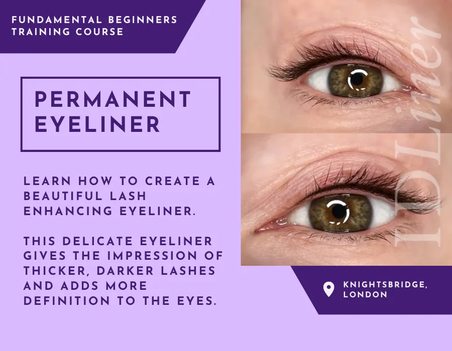 Permanent Eyeliner | Fundamental Beginners PMU Training -        1-2-1 Private Training
