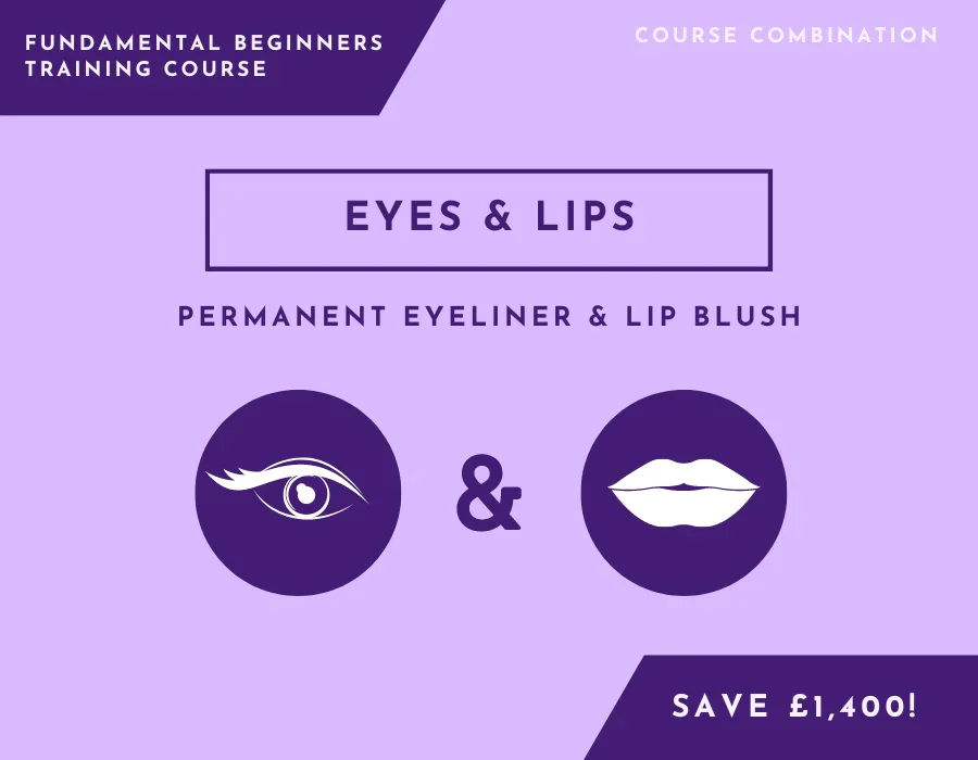 Permanent Makeup Course Combinations | Eyes & Lips - 1-2-1 Private Training