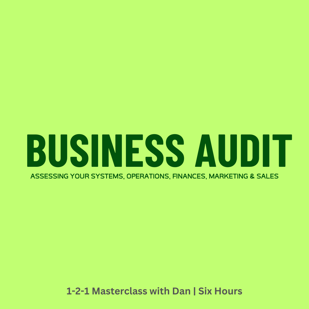 Business Audit - Assessing Your Systems, Operations, Finances, Marketing & Sales