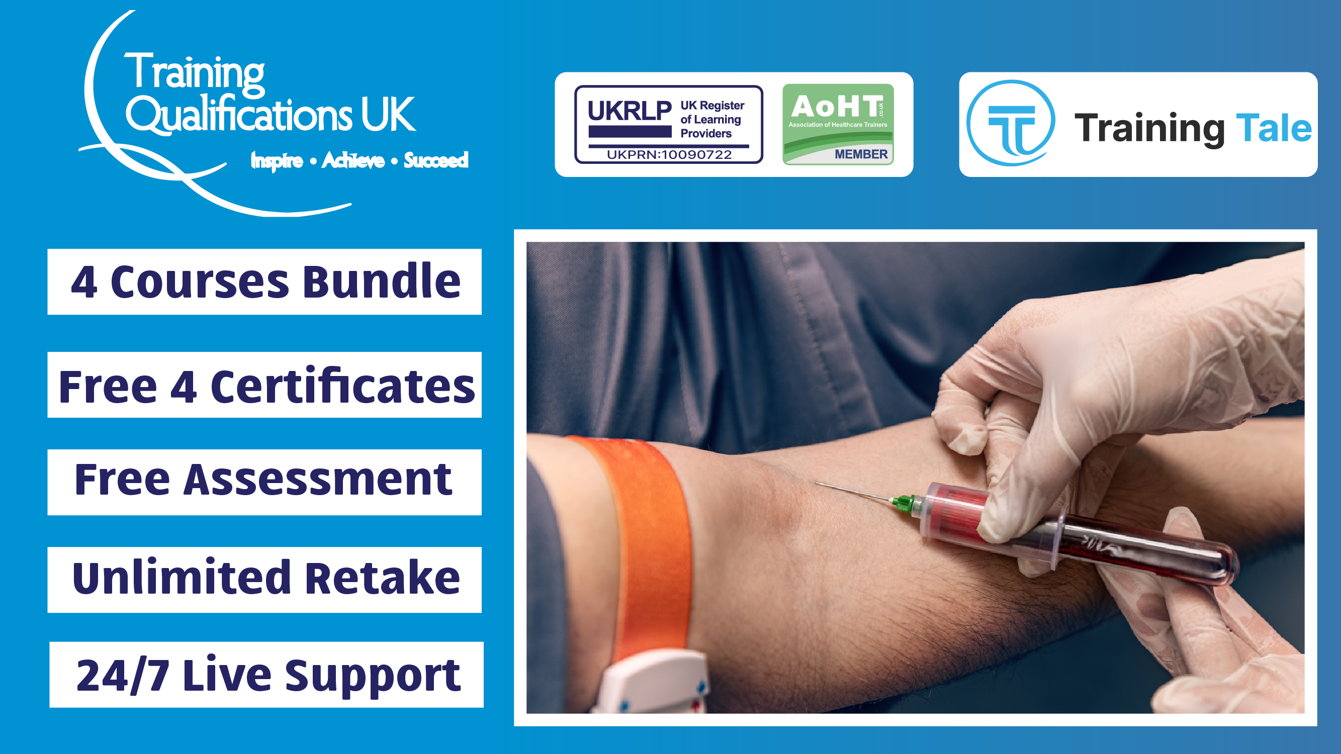 Level 3 Phlebotomy & Routine Venipuncture and Specimen Handling Training