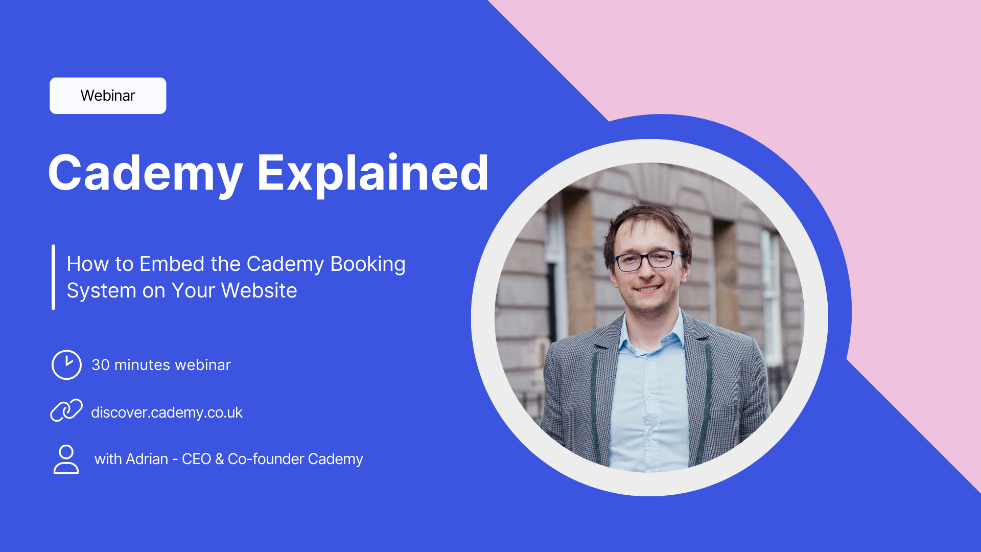 How to Embed the Cademy Booking System on Your Website