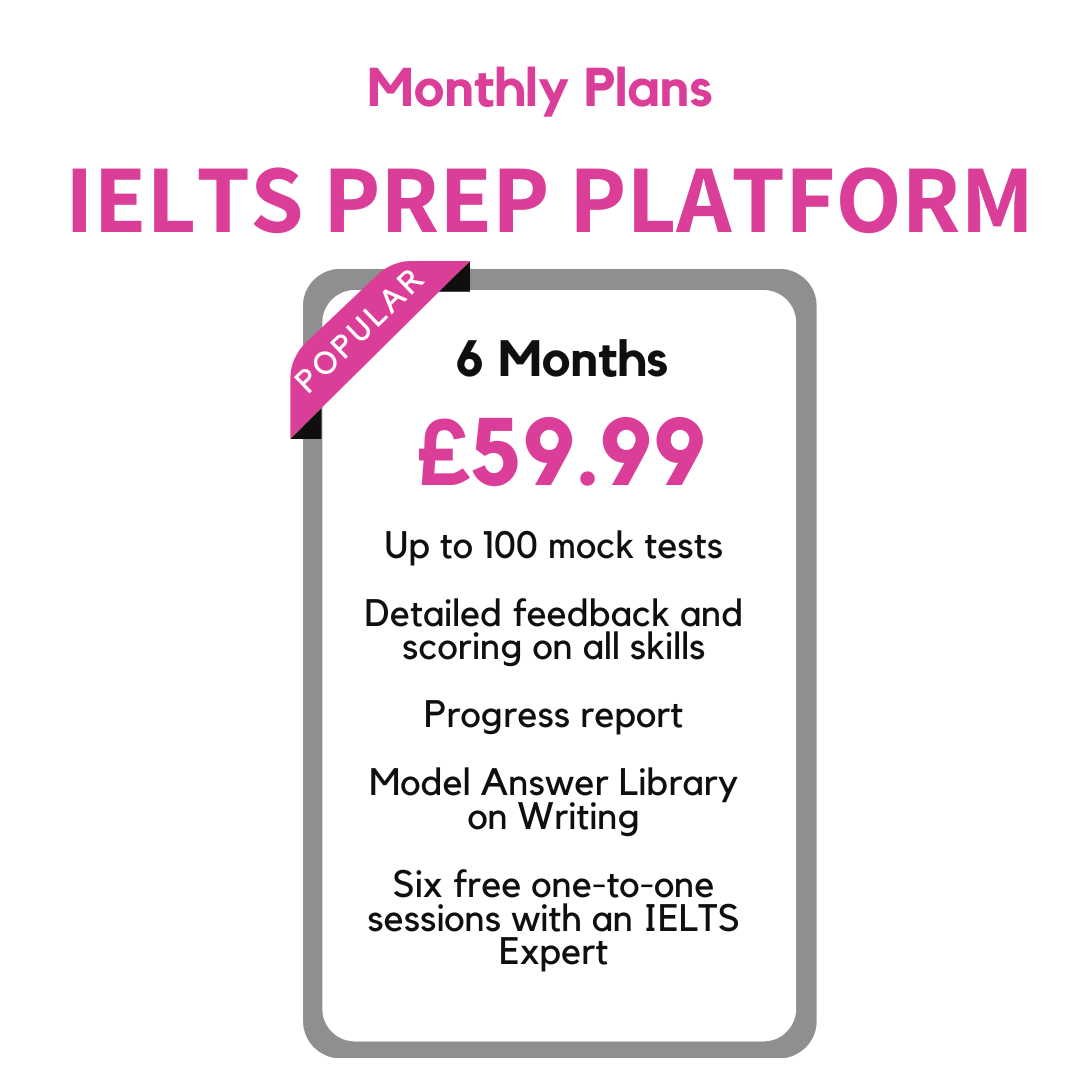 IELTS Prep Platform - 6 Months Plan