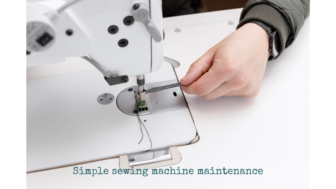 Simple sewing machine maintenance