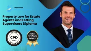 Property Law for Estate Agents and Letting Supervisors Diploma
