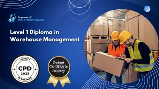 Warehouse Management Level 1 Diploma