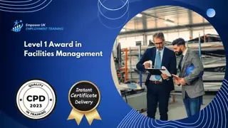 Level 1 Award in Facilities Management