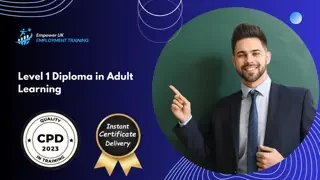 Level 1 Diploma in Adult Learning