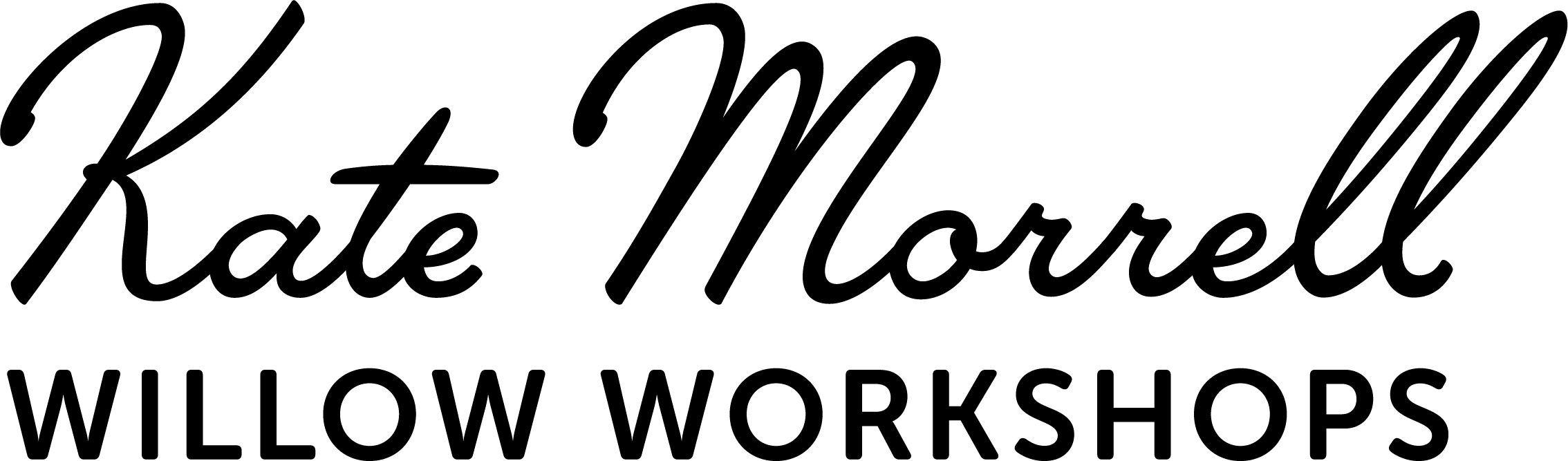 Kate Morrell willow sculpture logo
