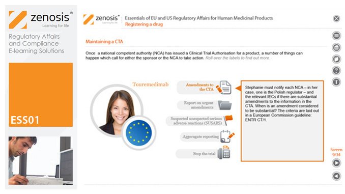 ESS01: Essentials of EU and US Regulatory Affairs for Human Medicinal Products