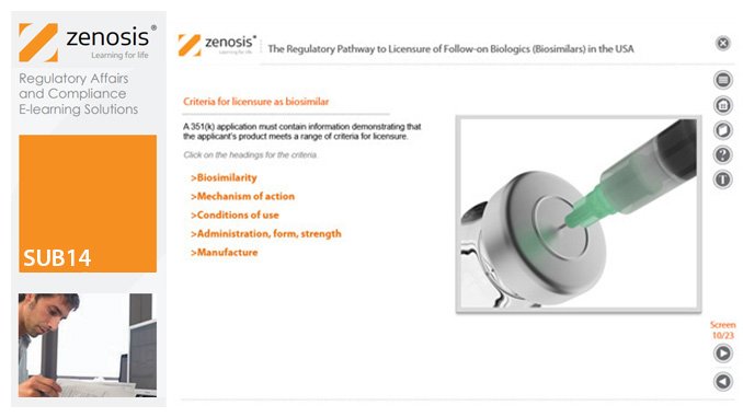 SUB14: The Regulatory Pathway to Licensure of Follow-on Biologics (Biosimilars) in the USA