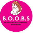 BOOBS (Be Open on Breastfeeding Salford) logo
