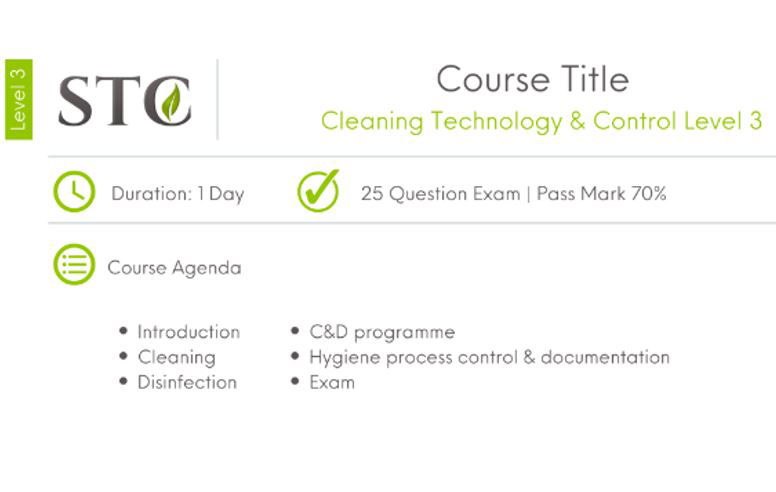 CPD Accredited Cleaning Technology and Control Level 3 (1 day)