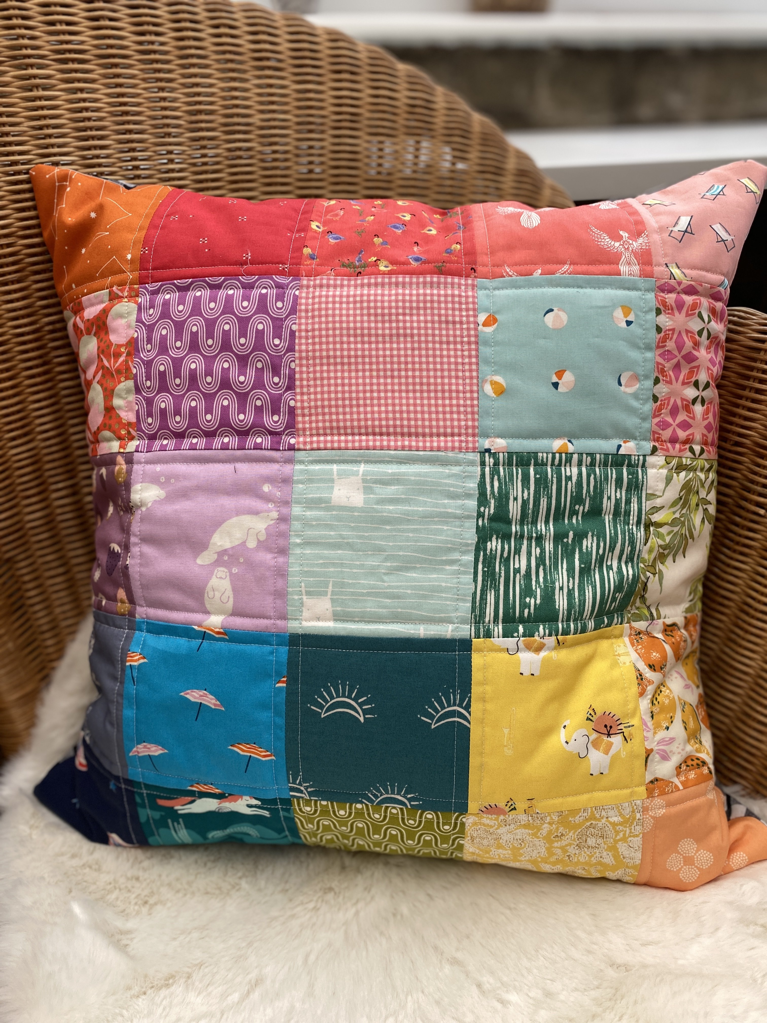 Beginner Patchwork and Quilted Cushion Workshop