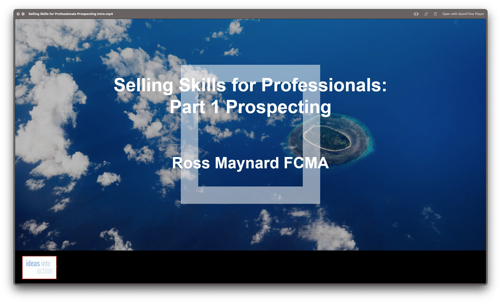 Selling Skills for Professionals - Part 1