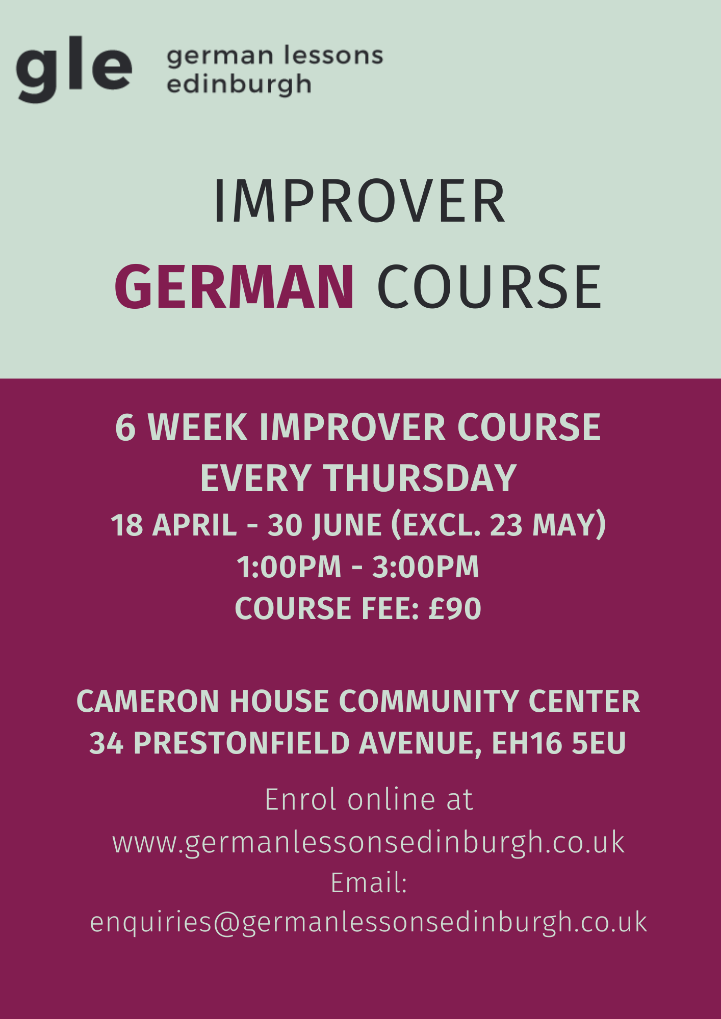 German Improver Course 