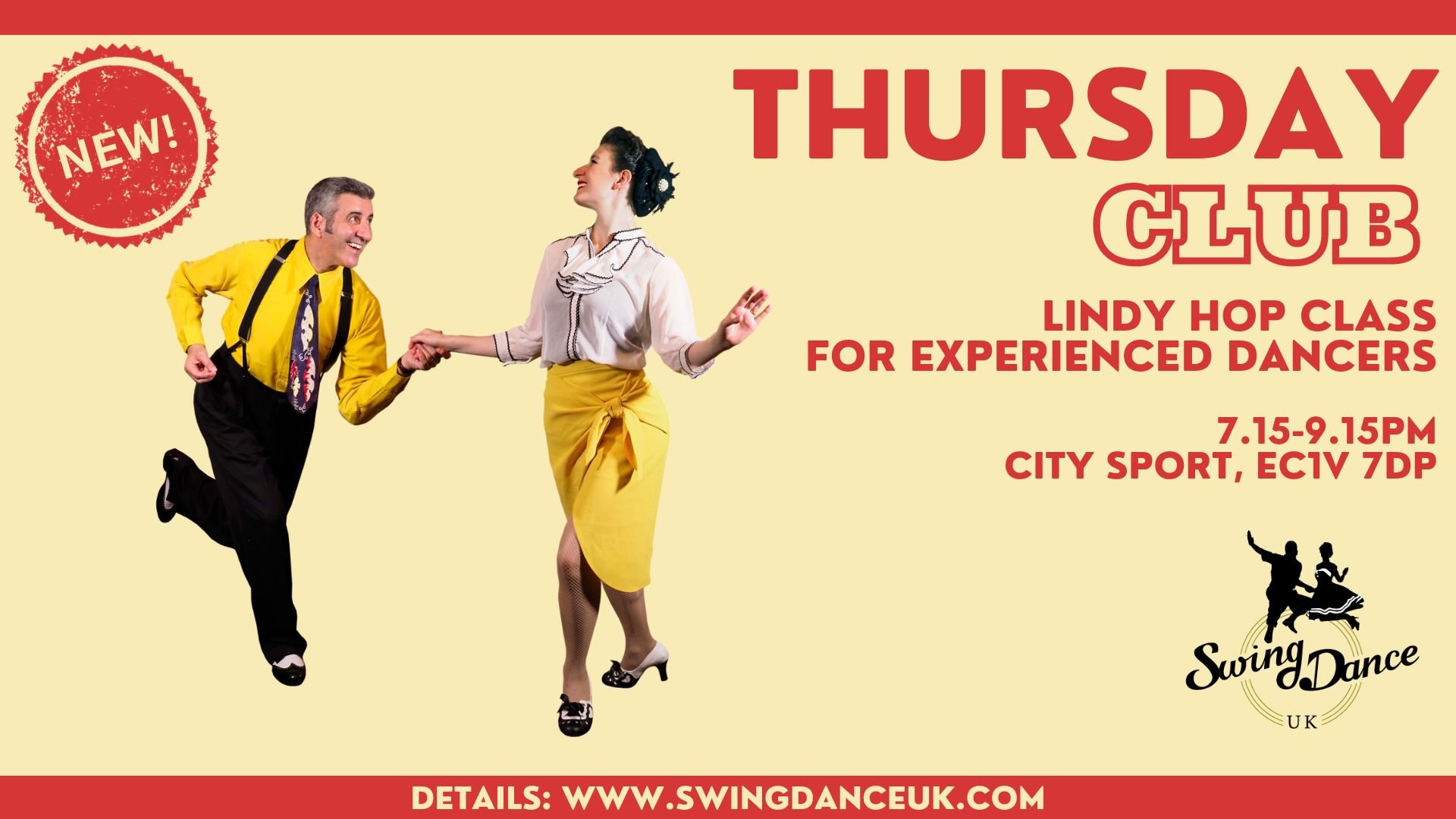 Thursday Club - Lindy Hop classes for experienced dancers!