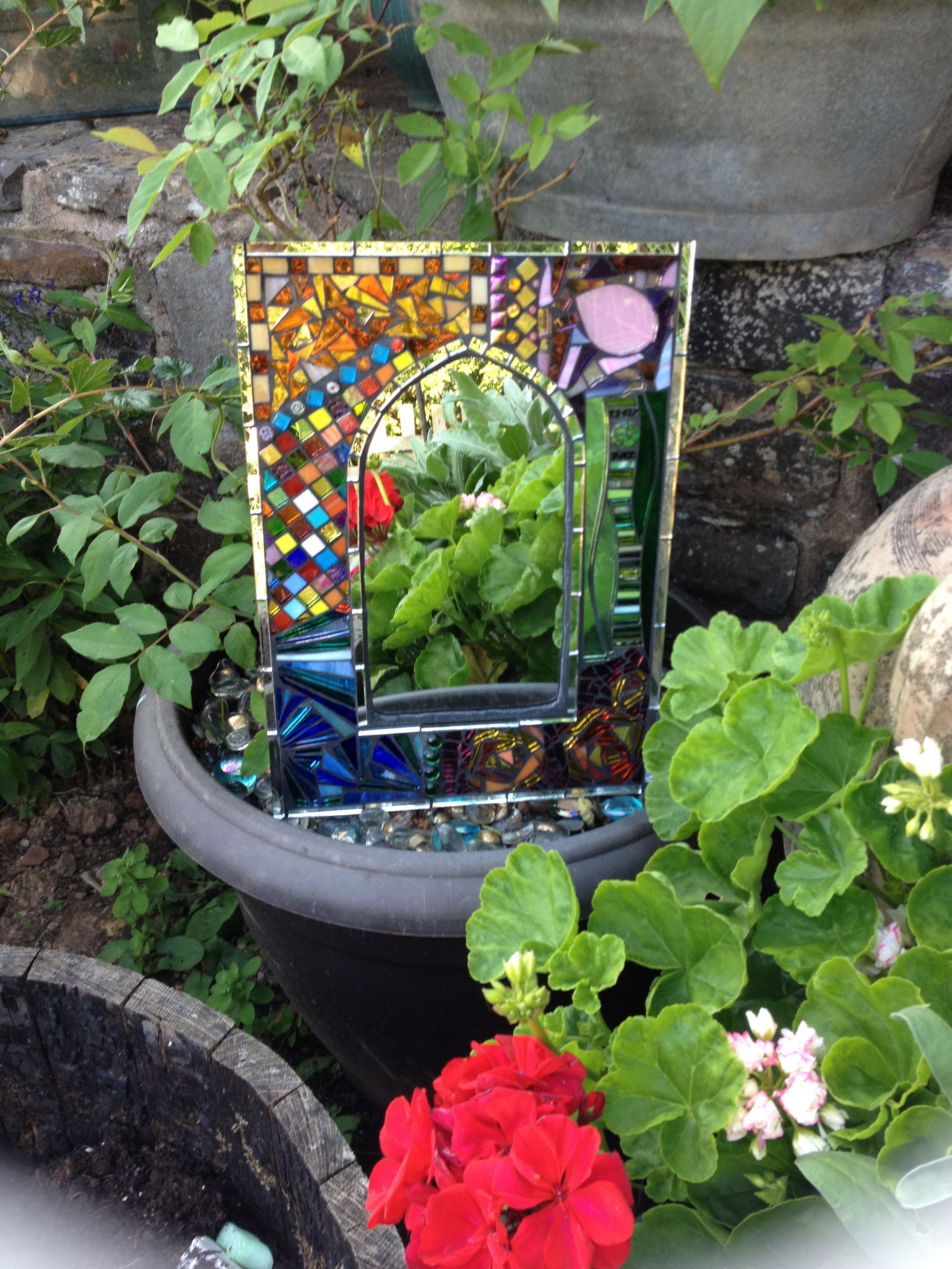 Stained Glass Garden Mosaic - 1 Day