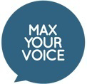 Max Your Voice logo