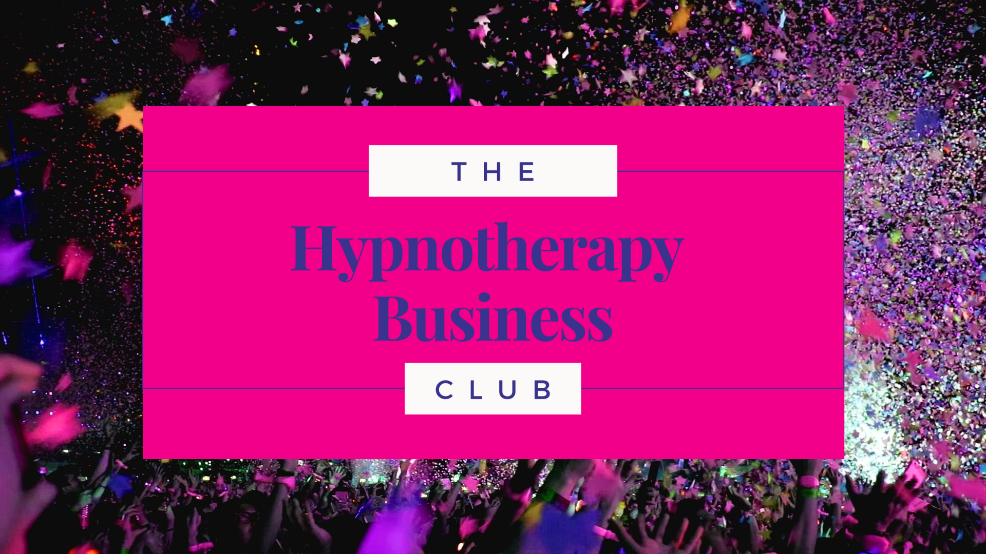 The Hypnotherapy Business club