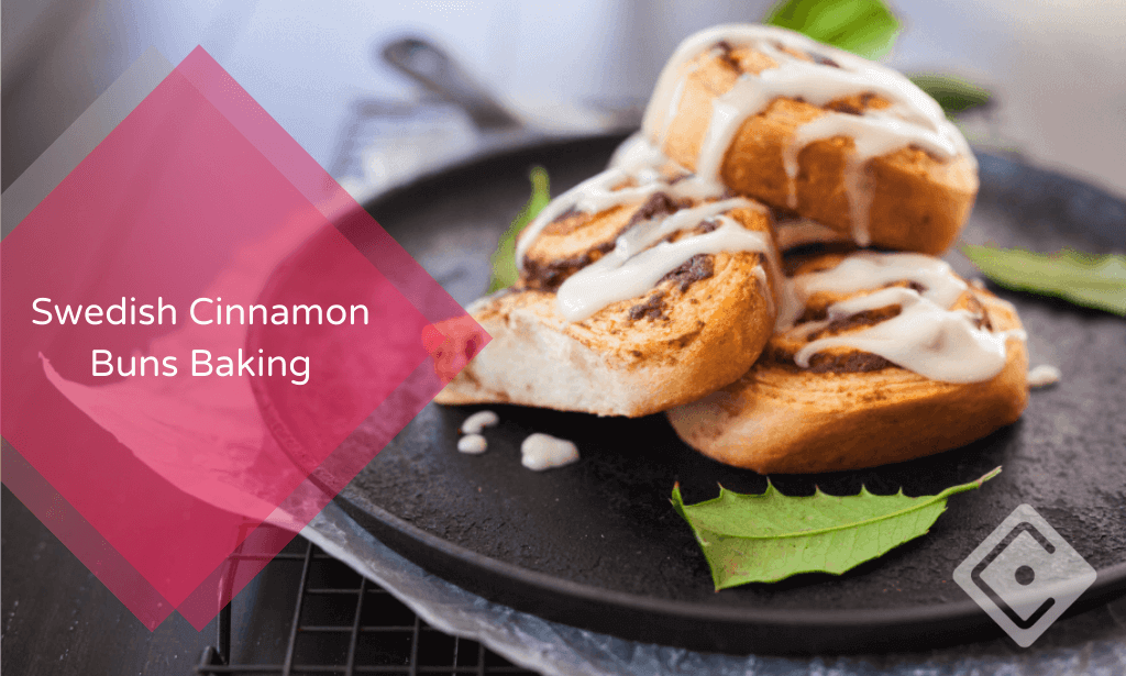 Swedish Cinnamon Buns Baking