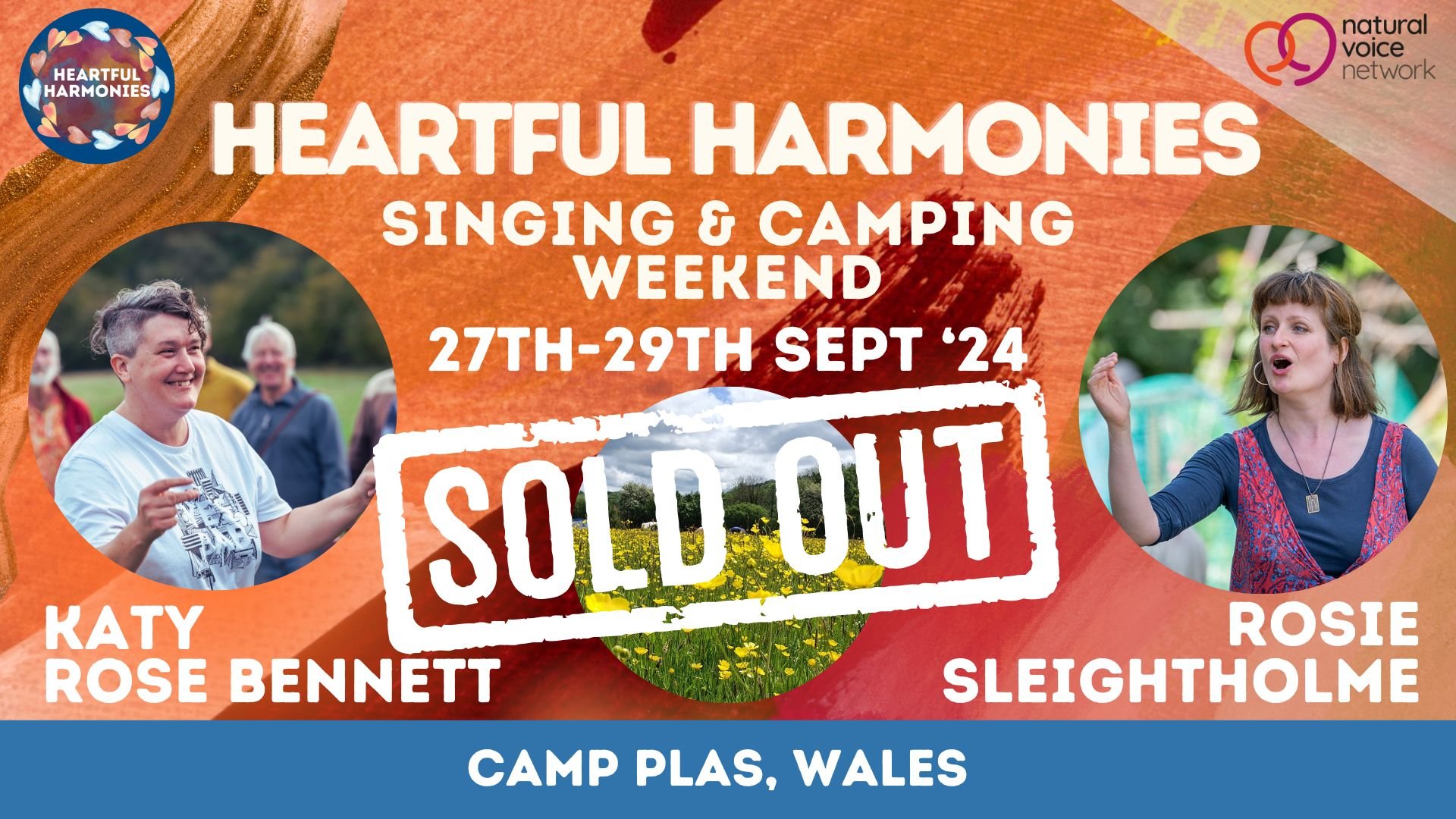 Heartful Harmonies Singing & Camping Weekend with Katy Rose Bennett & Rosie Sleightholme