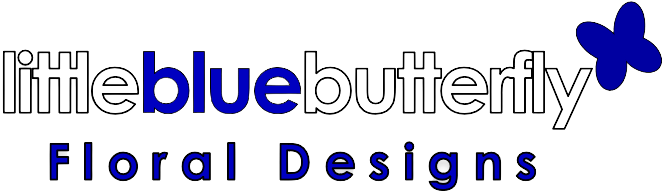 Little Blue Butterfly Floral Designs logo