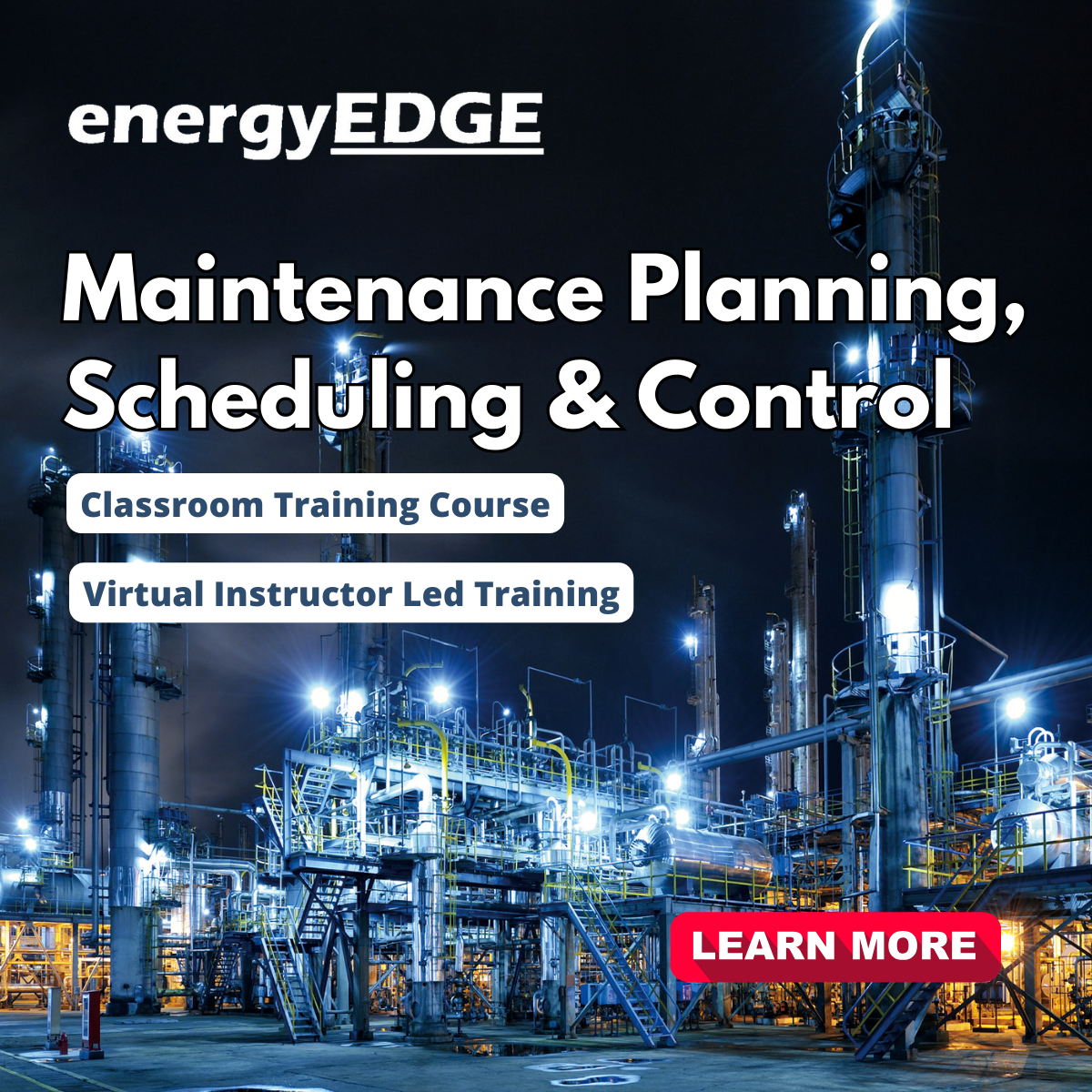 Maintenance Planning, Scheduling & Control