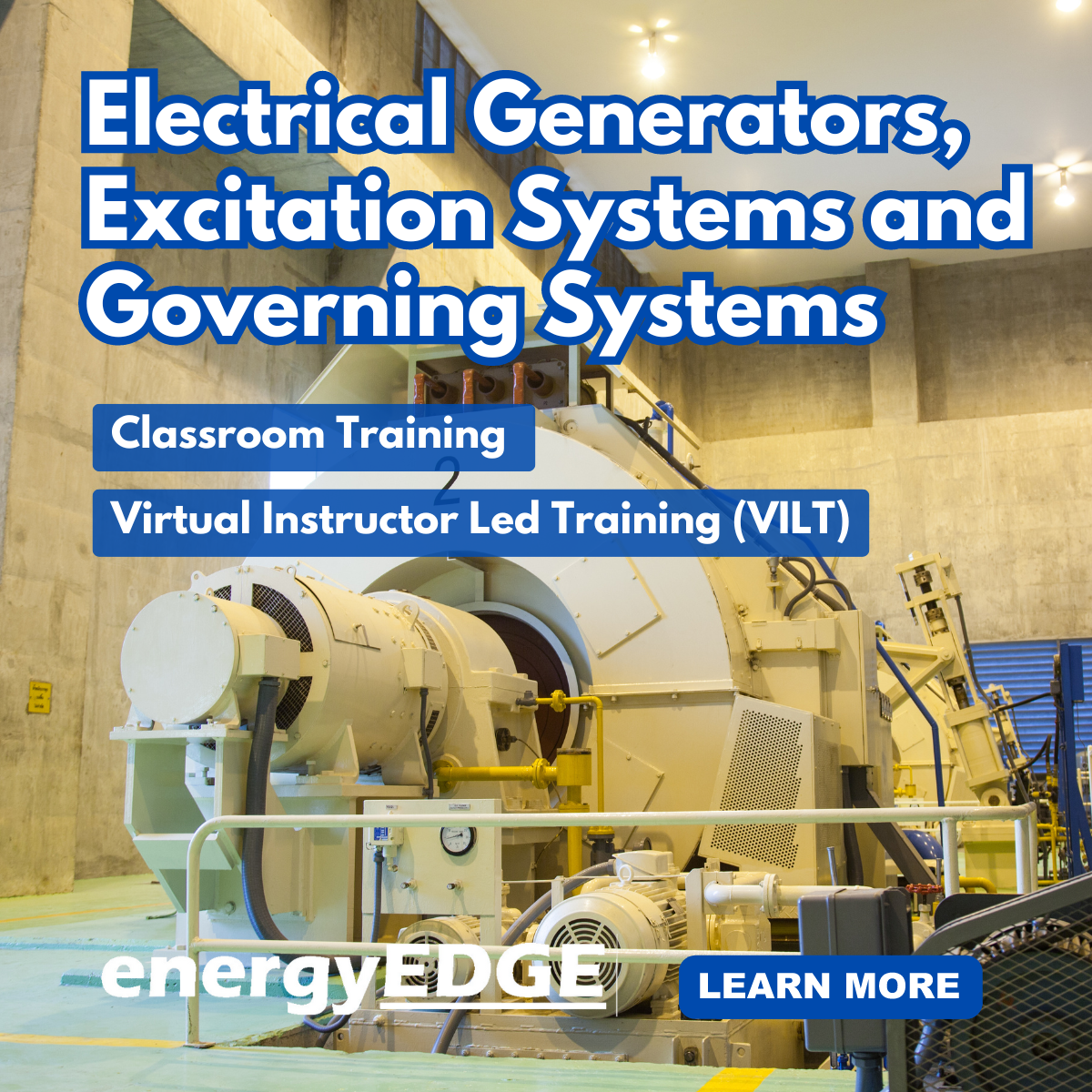 Electrical Generators, Excitation Systems and Governing Systems